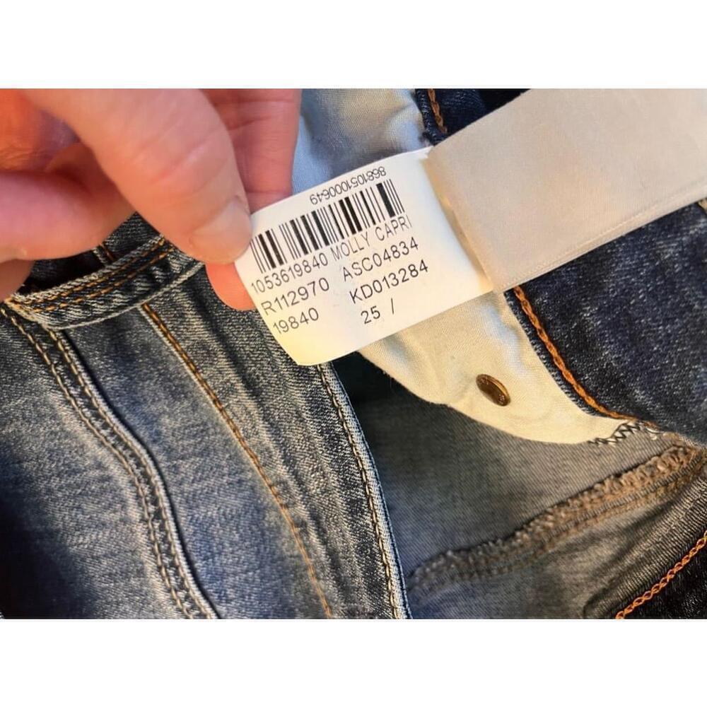 Mavi Molly Mid Rise Capri Jeans - Size 25 - Picture 9 of 13